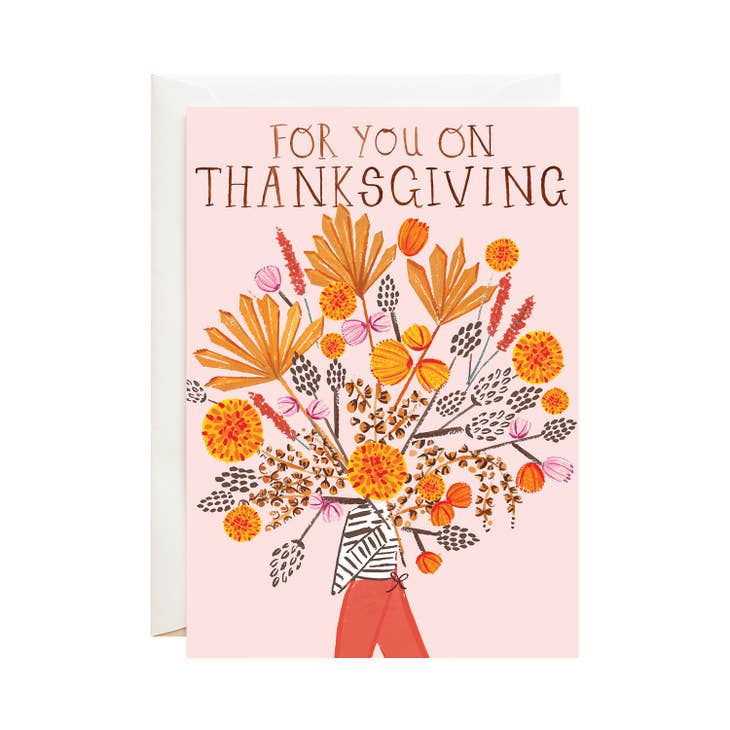 Autumn Bouquet For You - Thanksgiving Card