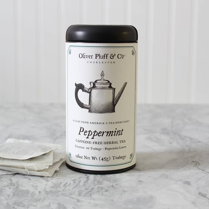 Peppermint-20 Tea in signature tea tin