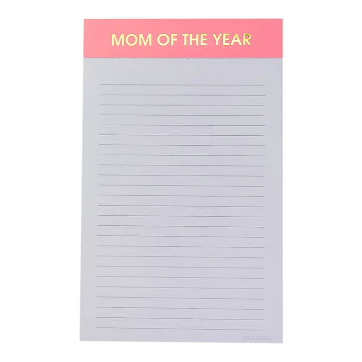 "Mom of the Year" Notepad