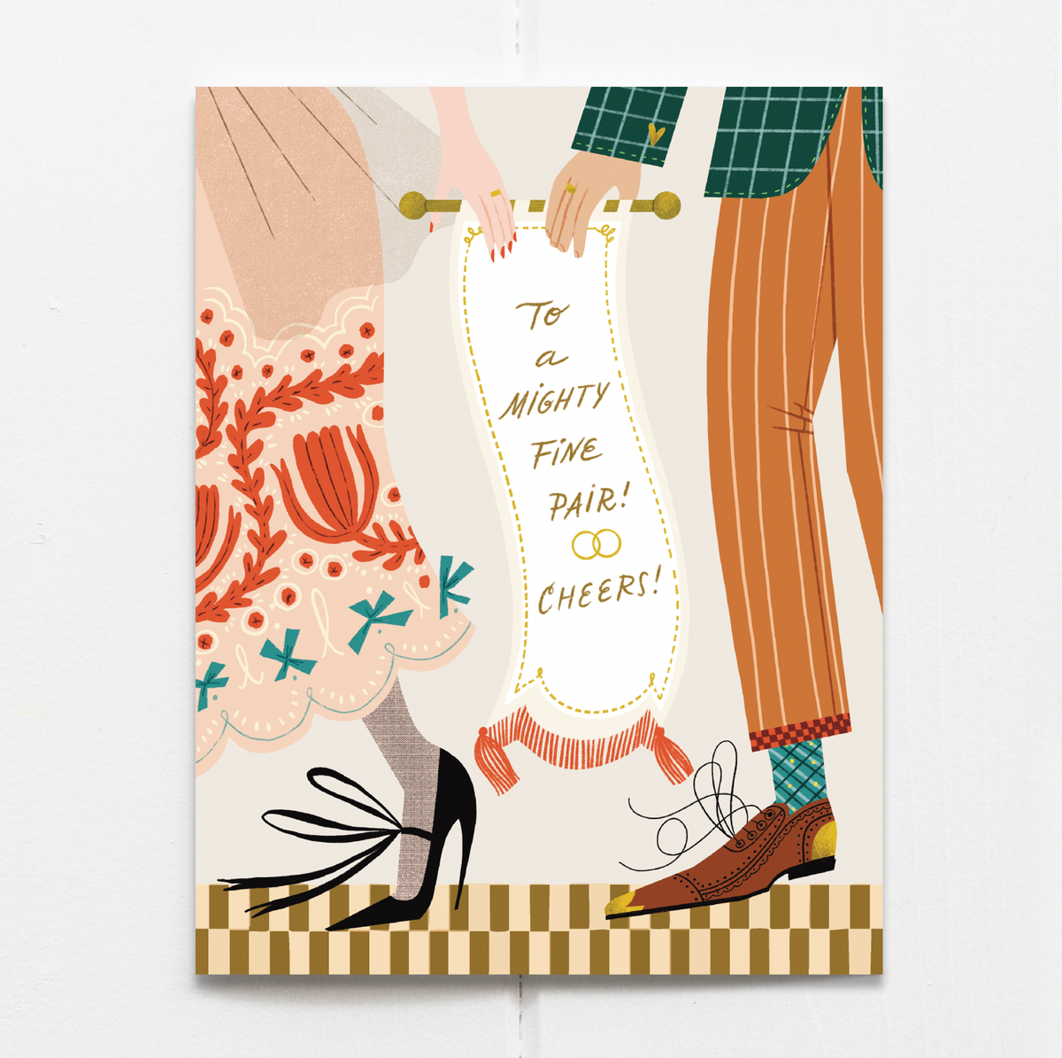 To A Mighty Fine Pair! Card