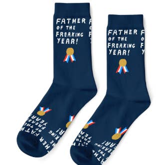 Father of the Year Socks- Father's Day Gift