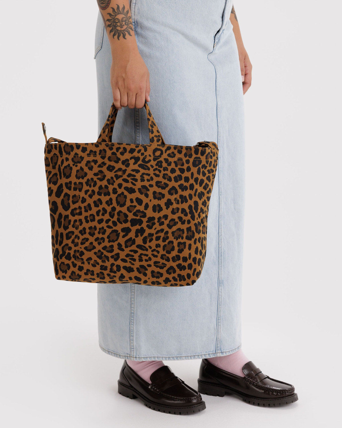 Horizontal Zip Duck Bag - Leopard | Hartford Prints