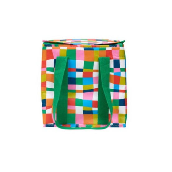 Rainbow Weave Insulated Tote
