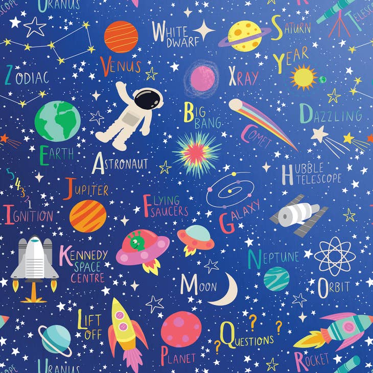Outer Space Wrapping Paper