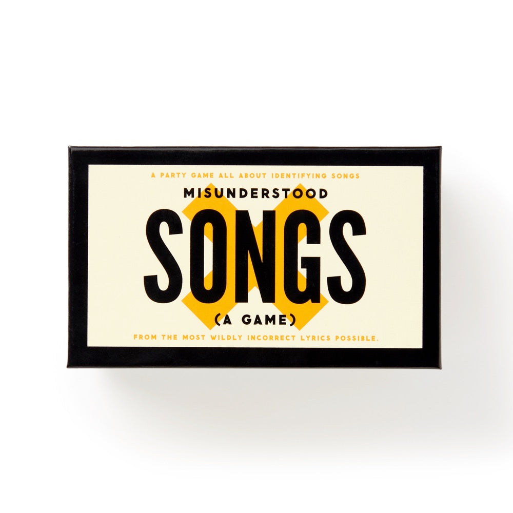Misunderstood Songs - Card Game