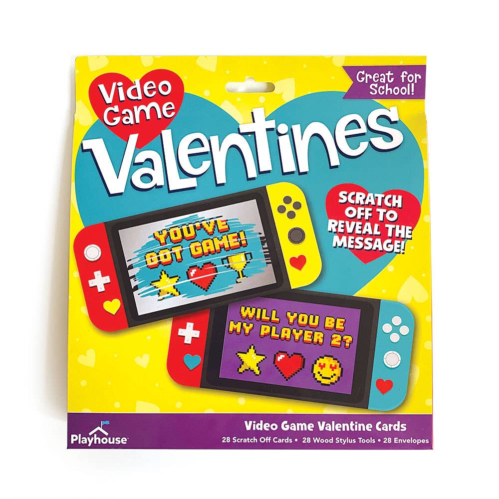 Video Game Scratch Off Valentines | Hartford Prints