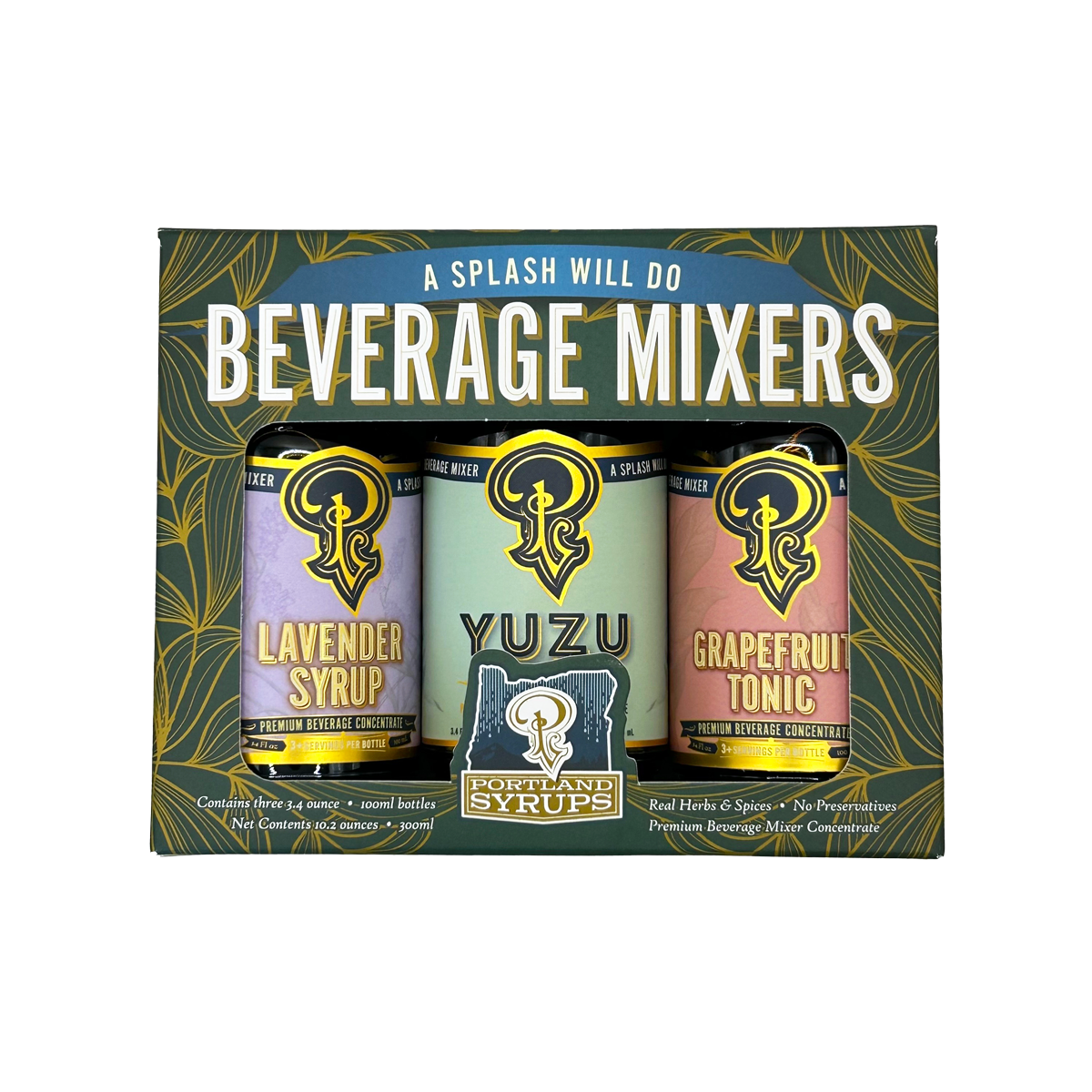 Green Standard Cocktail / Mocktail Drink Mixers | Hartford Prints