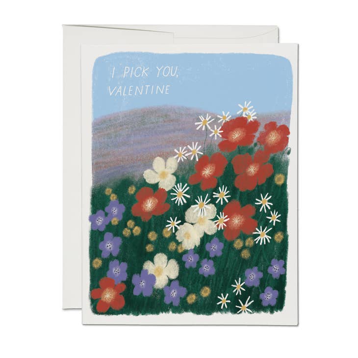 Picking Flowers Card