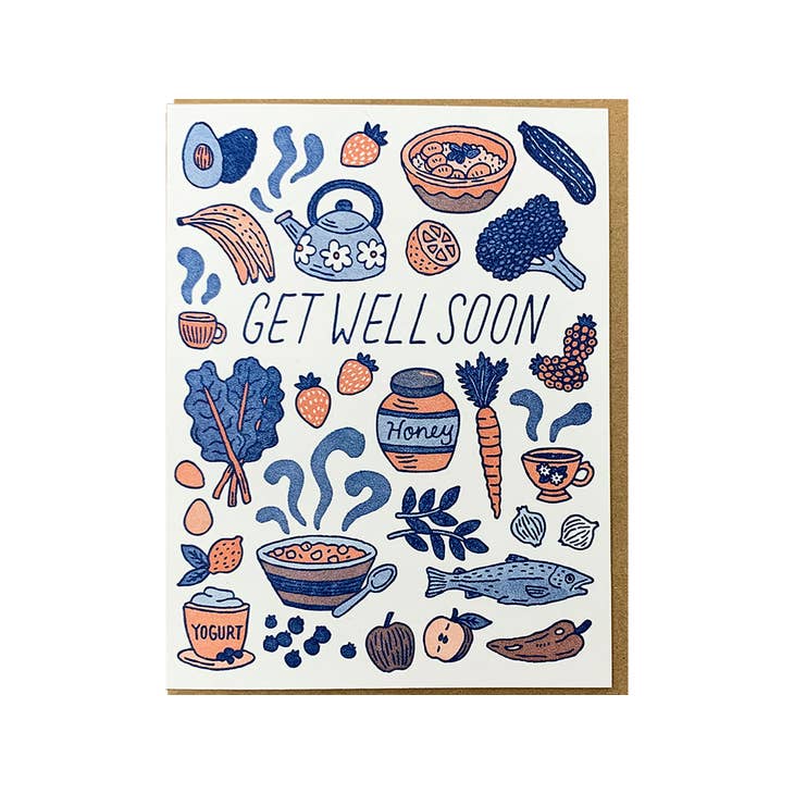 Get Well Healthy Foods Card