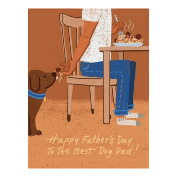 Begging Dog Dad - Father's Day Card