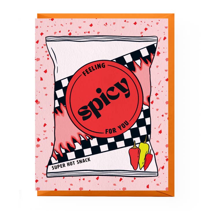 Spicy Snack Love Card