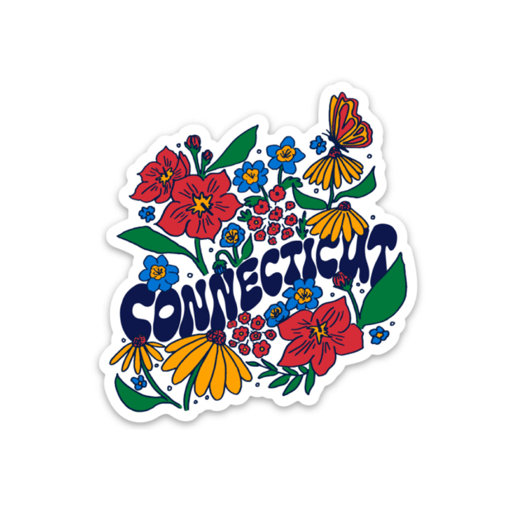 CT Floral Sticker