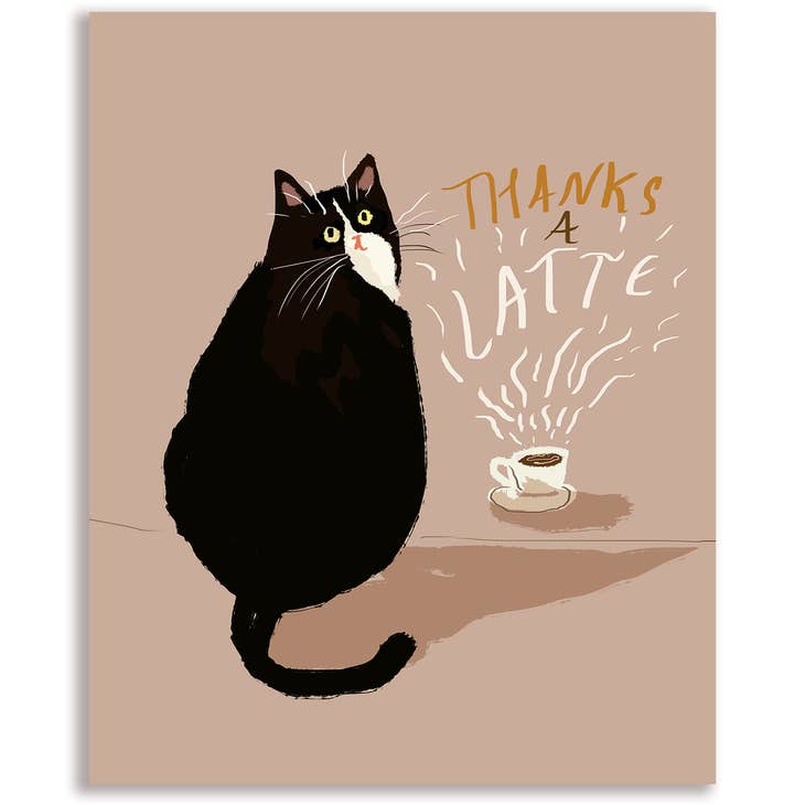 Thanks A Latte Card