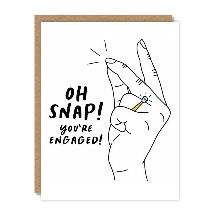 Oh Snap! You're Engaged Card