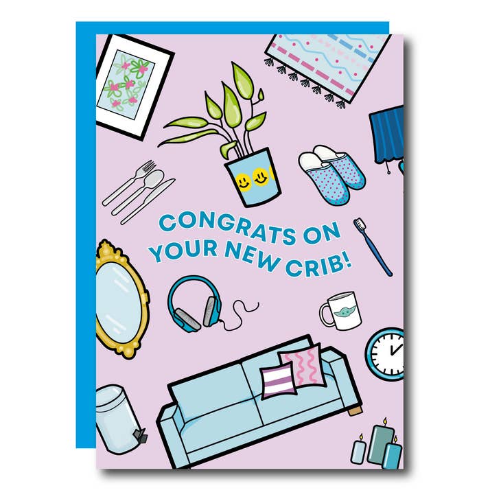 Congrats On Your New Crib Card Hartford Prints