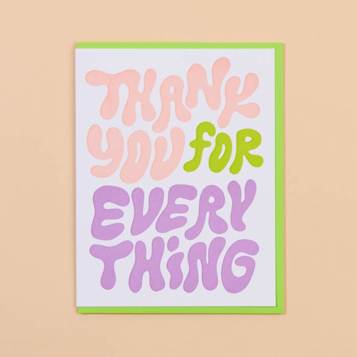 Bubble Thank You Card - Box of 6