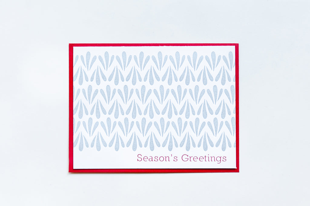 HP | Holiday Pattern Art Deco 2 Card
