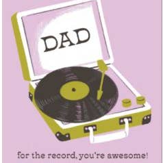 For The Record Dad Card