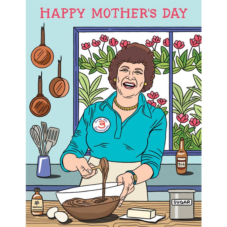 Julia Child Mother's Day Card