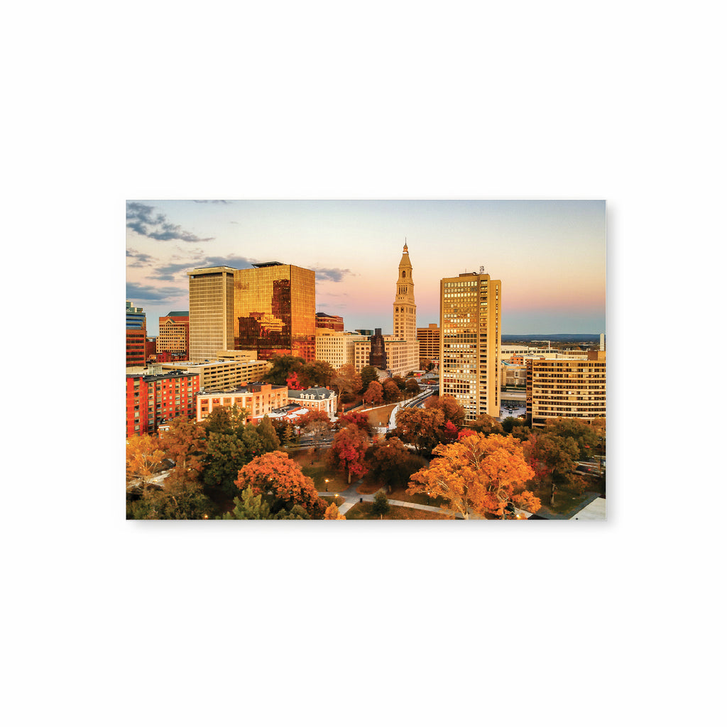 HP | Fall in Downtown Postcard