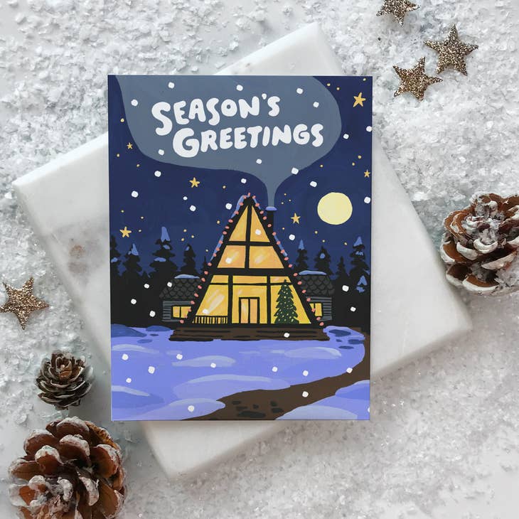 A-Frame Holiday Card - Boxed Set of 8