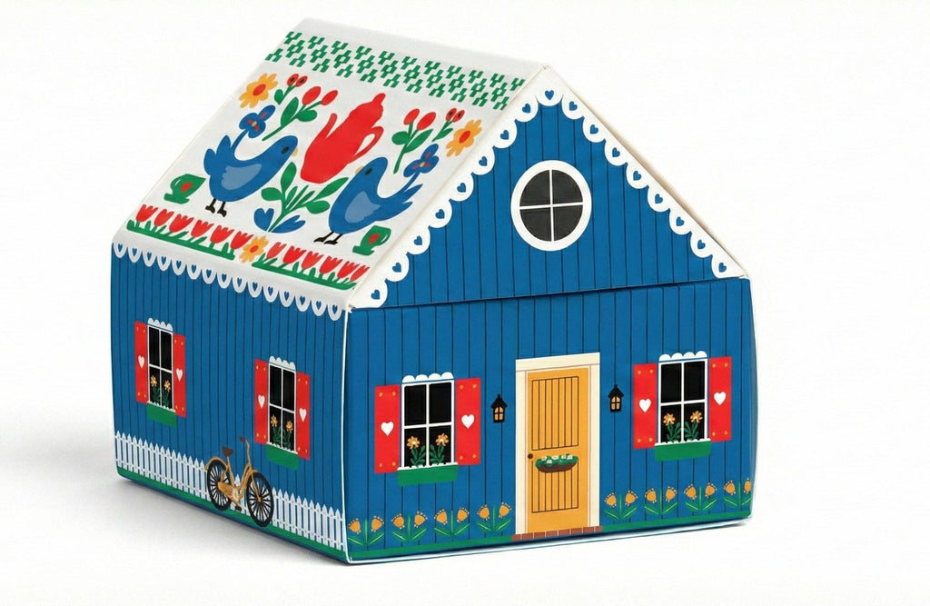Swedish Dream® Tiny Living Blue Matchbox Cottage | Hartford Prints