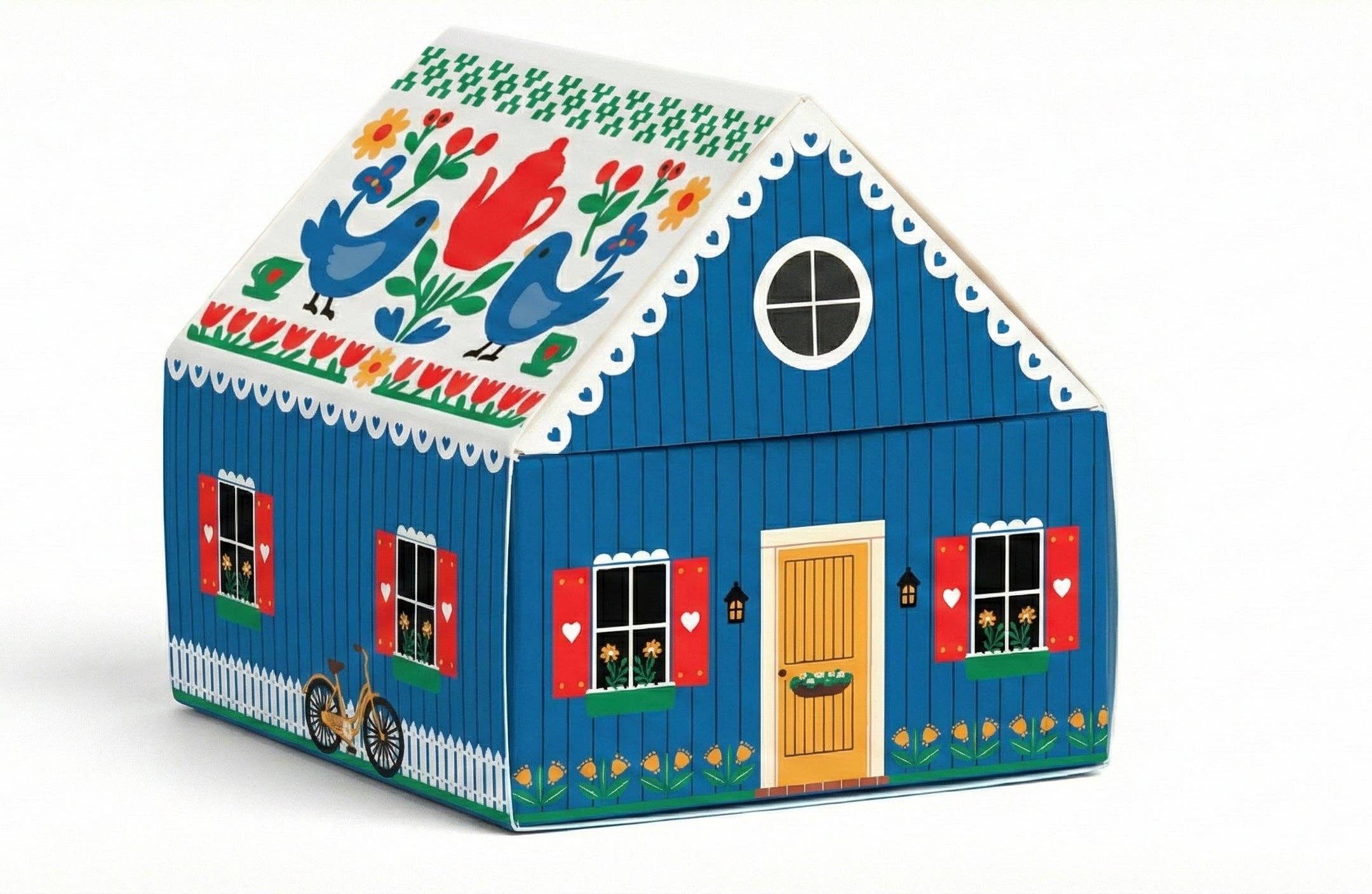 Swedish Dream® Tiny Living Blue Matchbox Cottage | Hartford Prints
