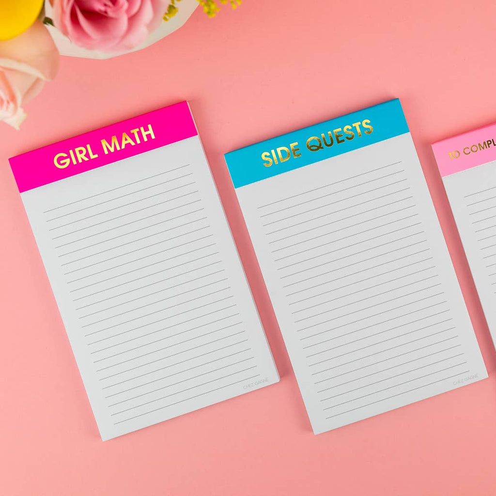 Side Quests - Lined Notepad | Hartford Prints