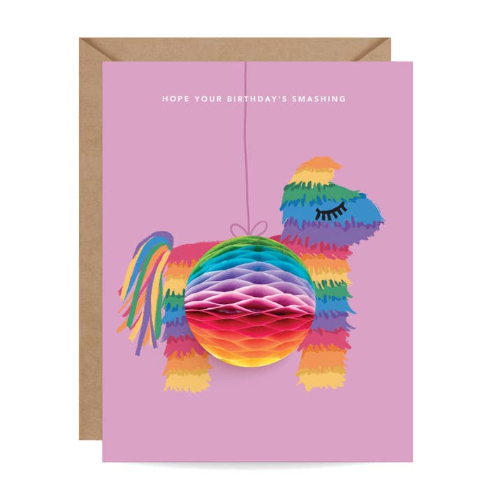 Pop up Piñata- Birthday Card