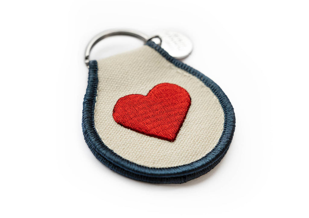 Patch Up Keychain Patch Keychain - Classic Heart | Hartford Prints