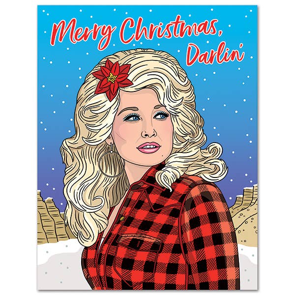 Dolly Merry Christmas Darlin' Card