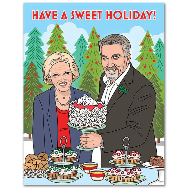 Bake Off Sweet Holiday Christmas Cards - 8 Pack