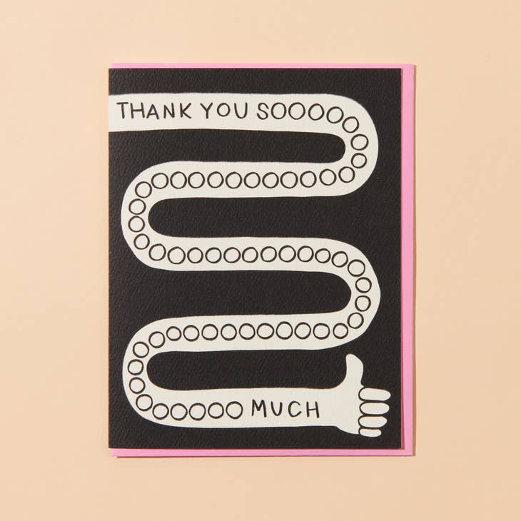 Thanks Soooo Much Greeting Card