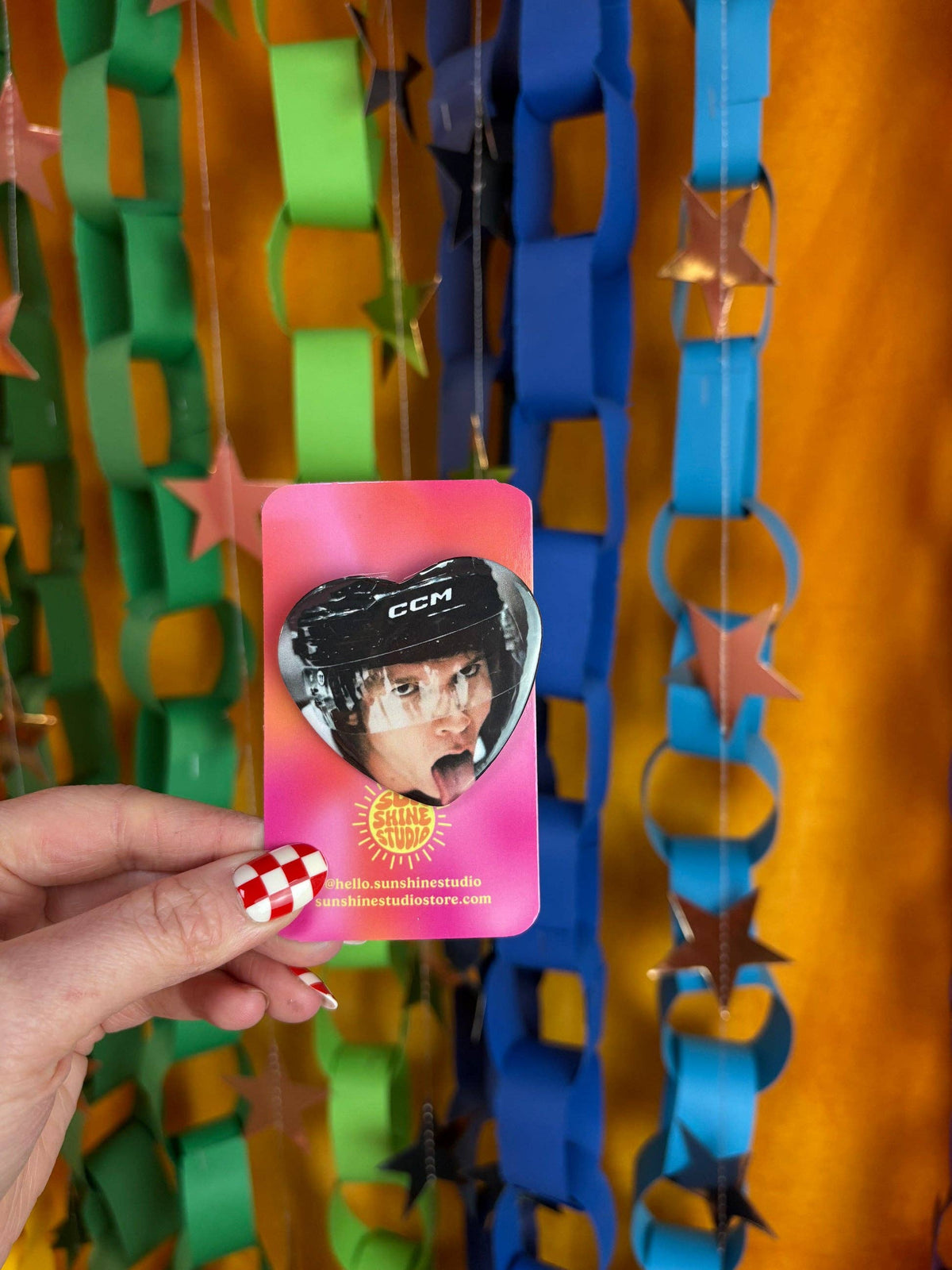 Game Face Ilya Heated Rivalry Pin | Hartford Prints
