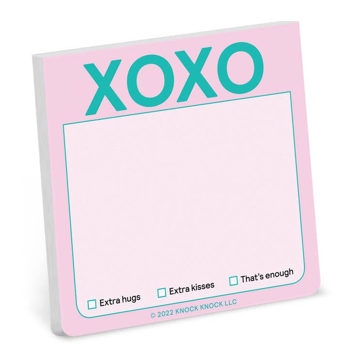 Xoxo Sticky Note (Pastel Version)