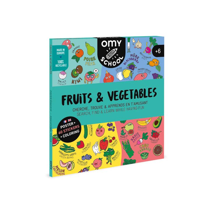 Fruits and Vegetables Poster OMY School