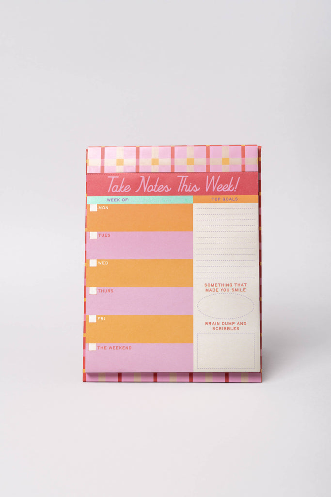 Take Notes This Week - Week to Week Planner | Hartford Prints