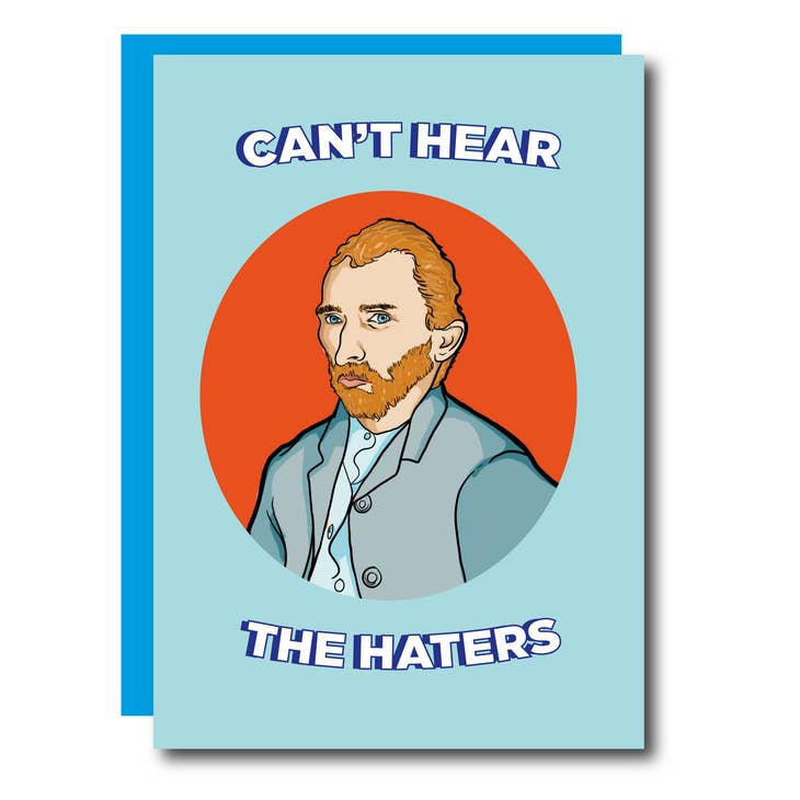 A card with a bold message