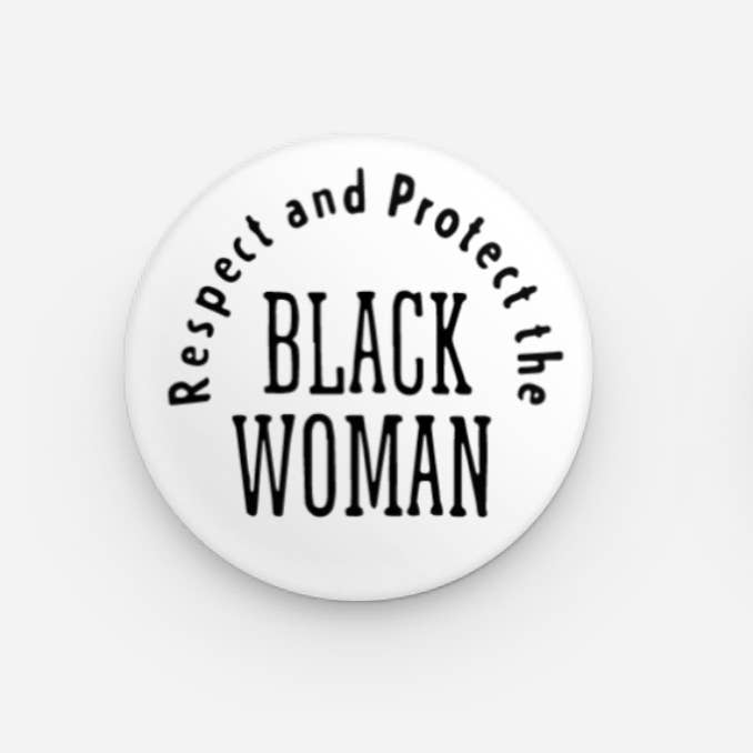 Black Woman-Button