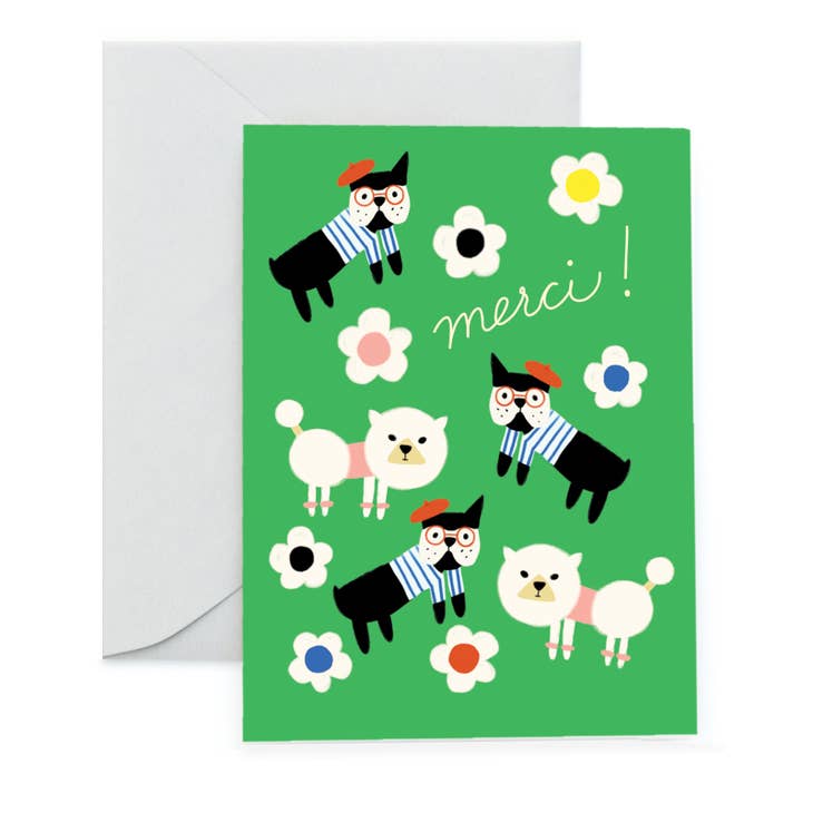 Merci Beaucoup - Boxed Set of 8 Cards