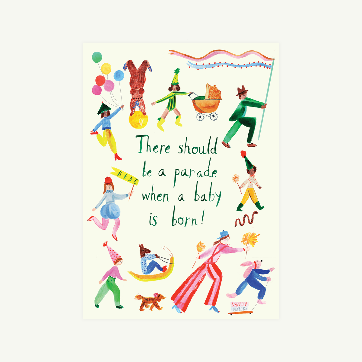 Baby Parade Card | Hartford Prints