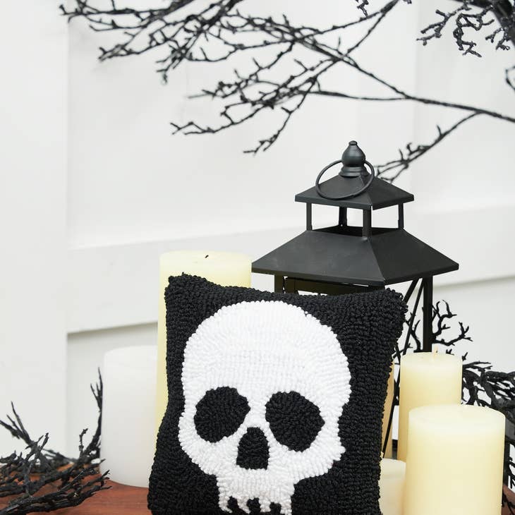 Halloween Skull Pillow
