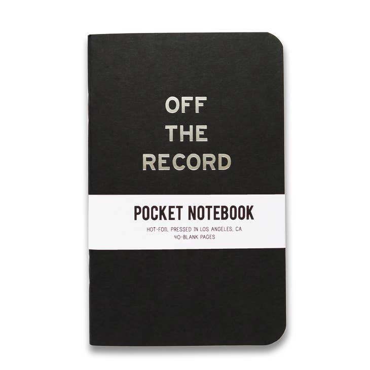 Off The Record Pocket Notebook