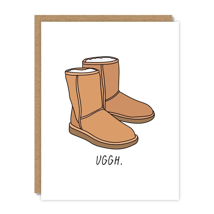 Uggh Greeting Card