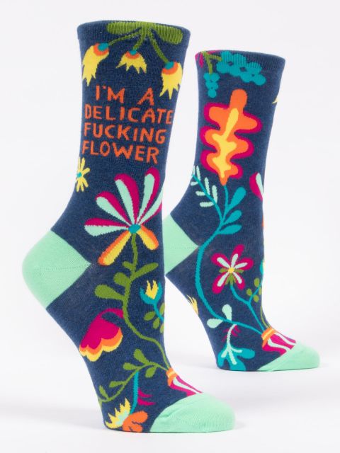 Delicate Fucking Flower - Women's Socks