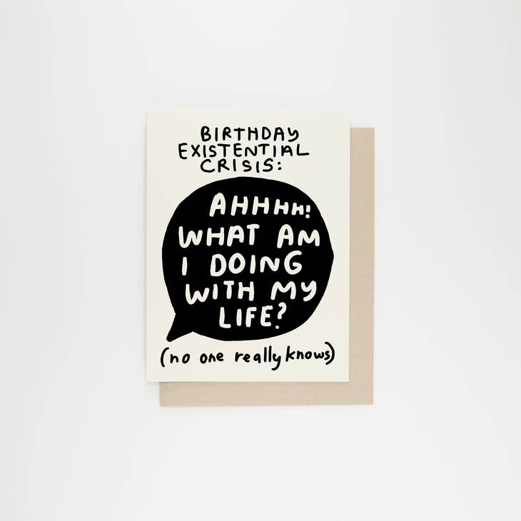Birthday Crisis Card