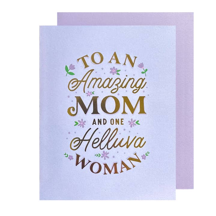 Helluva Woman Mother's Day Card