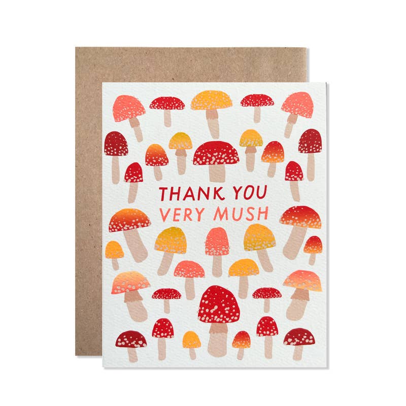 TY Very Mush Tiny Mushrooms Card TY Very Mush Tiny Mushrooms Card