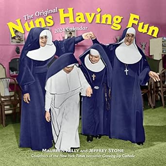 Nuns Having Fun Wall Calendar 2024