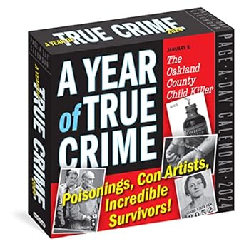 A Year of True Crime Page-A-Day Calendar 2024